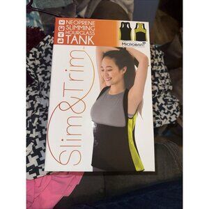 Slim & Trim Neoprene Slimming Hourglass T-Shirt Sz XL Shapewear Microban New Nib